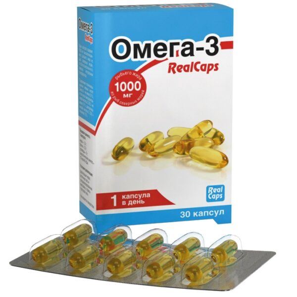 Омега-3 RealCaps 1400 мг